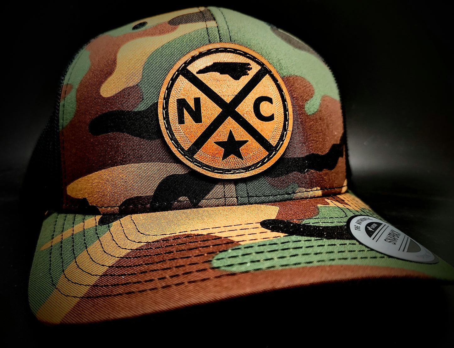 North Carolina Sewn Patch Hat