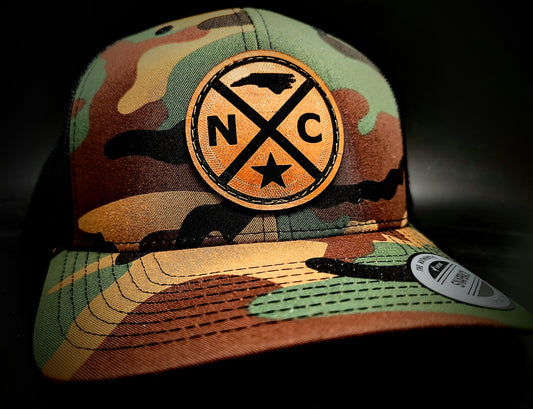 North Carolina Sewn Patch Hat