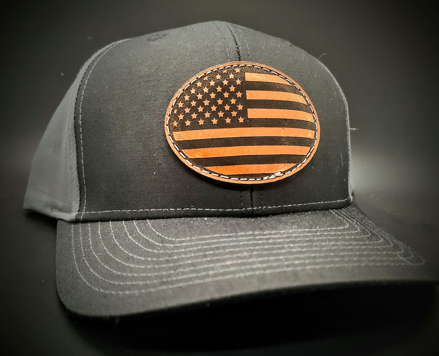 Oval American Flag Hat